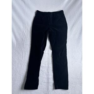 NYDJ Black Straight-Leg Corduroy Pants